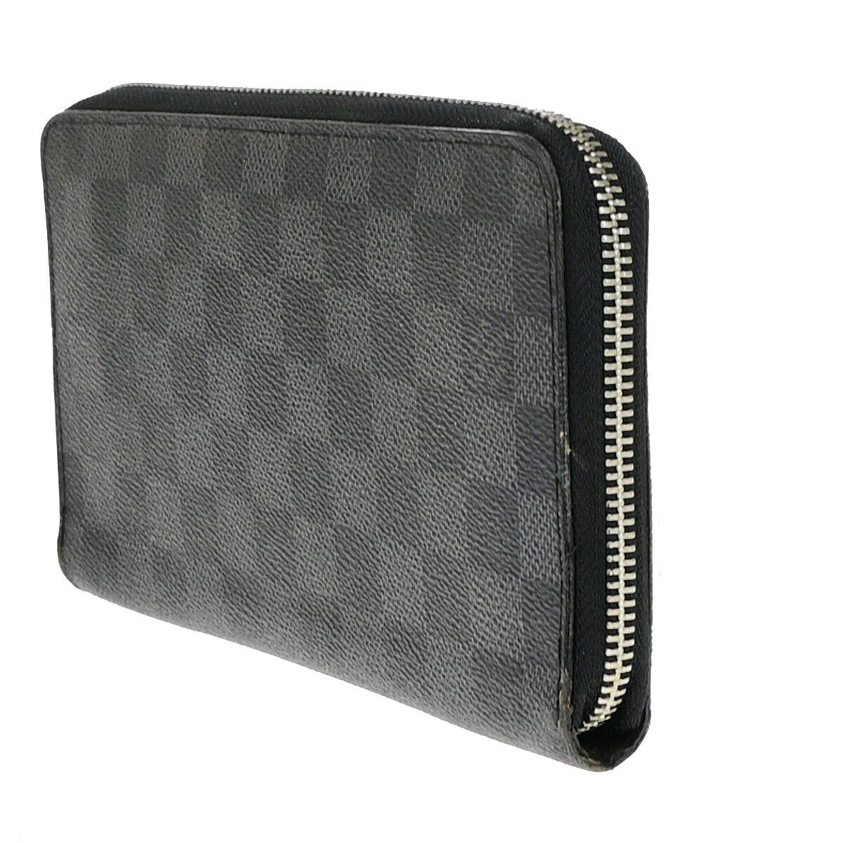 Louis Vuitton Zippy organizer Black Canvas Wallet Accessories