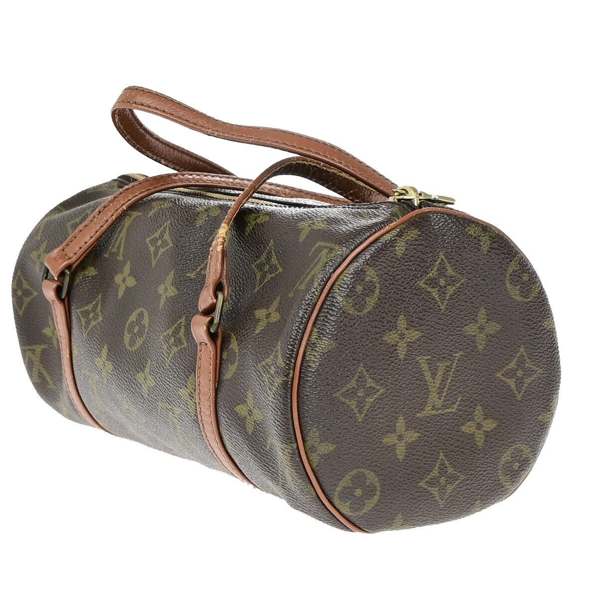 Louis Vuitton Papillon 26 Brown Canvas Hand Bag