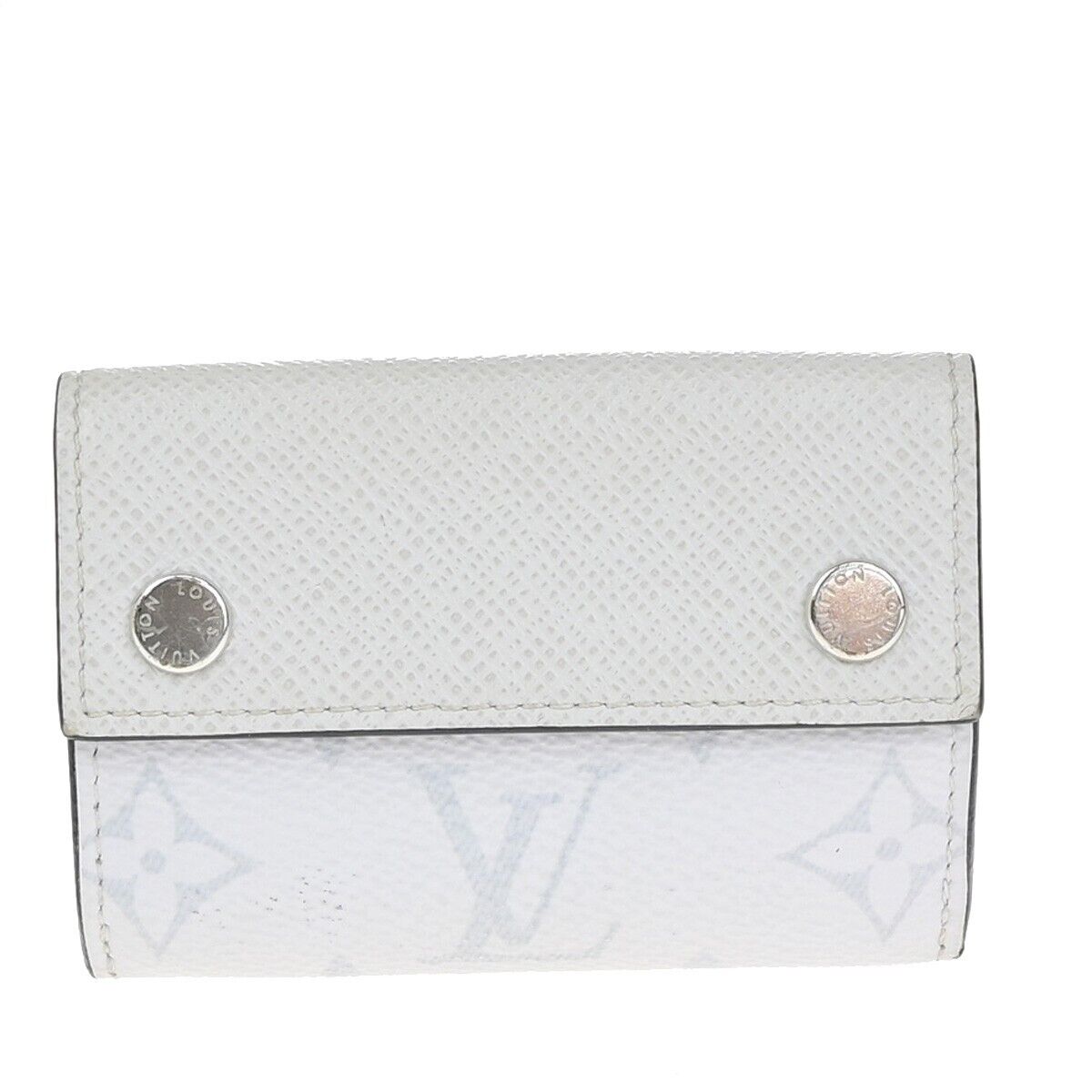 Louis Vuitton Compact zip Grey Leather Wallet Accessories