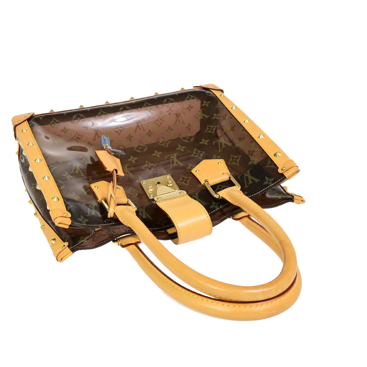 Louis Vuitton Ambre Brown Plastic Hand Bag