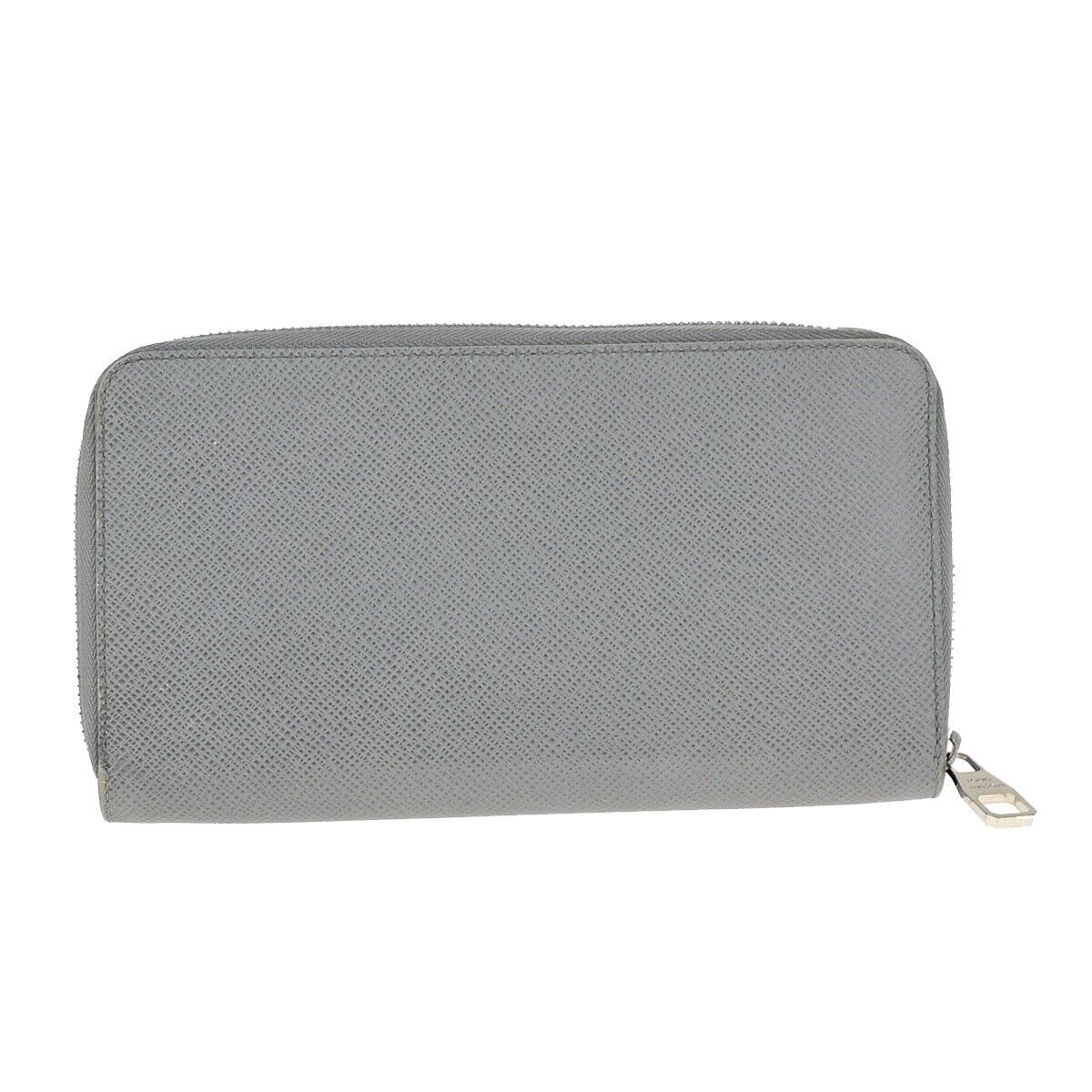 Louis Vuitton Portefeuille zippy Grey Leather Wallet Accessories