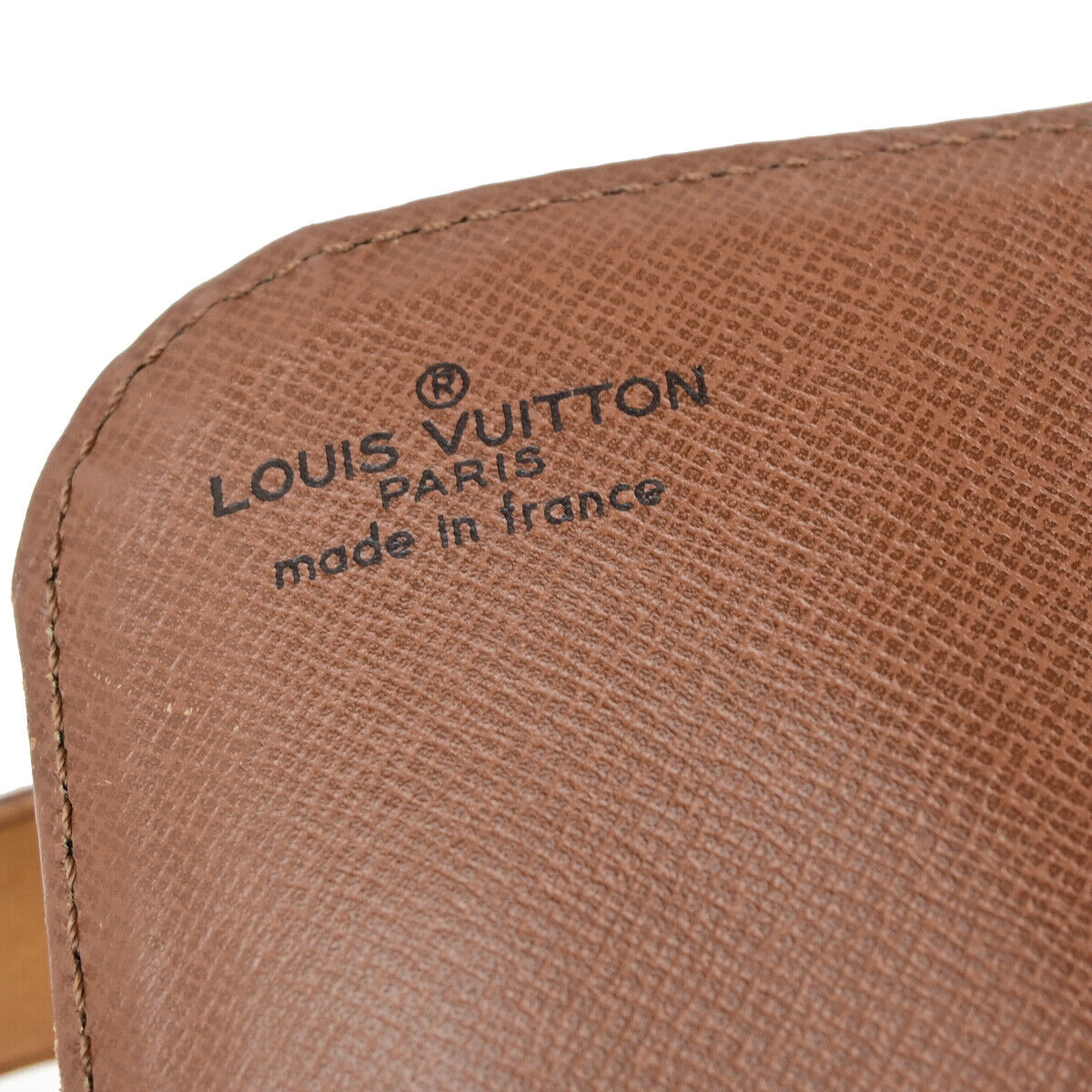 Louis Vuitton Cartouchiere Brown Canvas Shoulder Bag