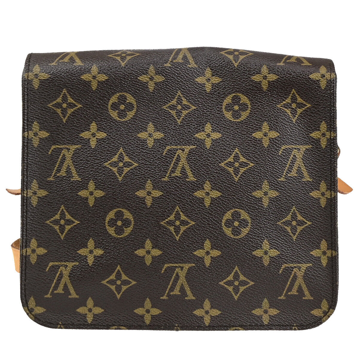 Louis Vuitton Cartouchiere Brown Canvas Shoulder Bag