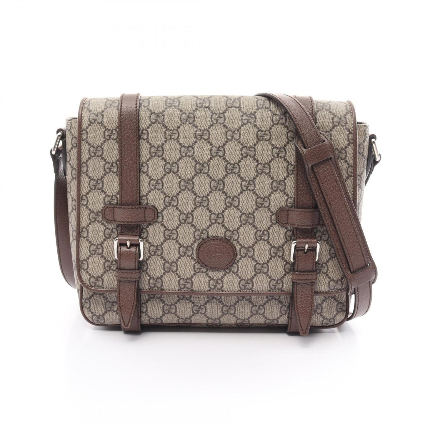 Gucci Messenger Beige Canvas Shoulder Bag