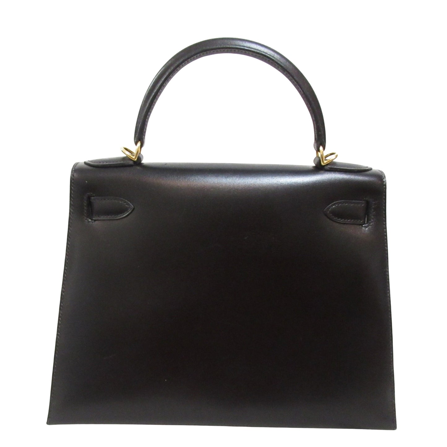 Hermès Kelly 28 Black Leather Hand Bag