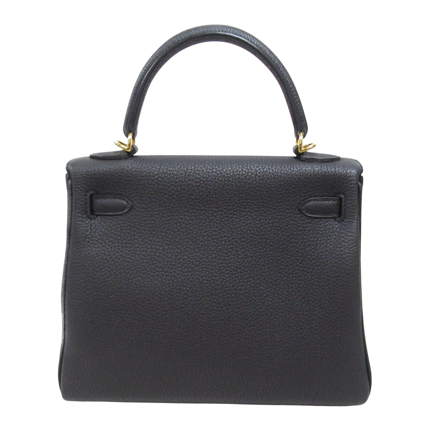 Hermès Kelly 25 Black Leather Hand Bag