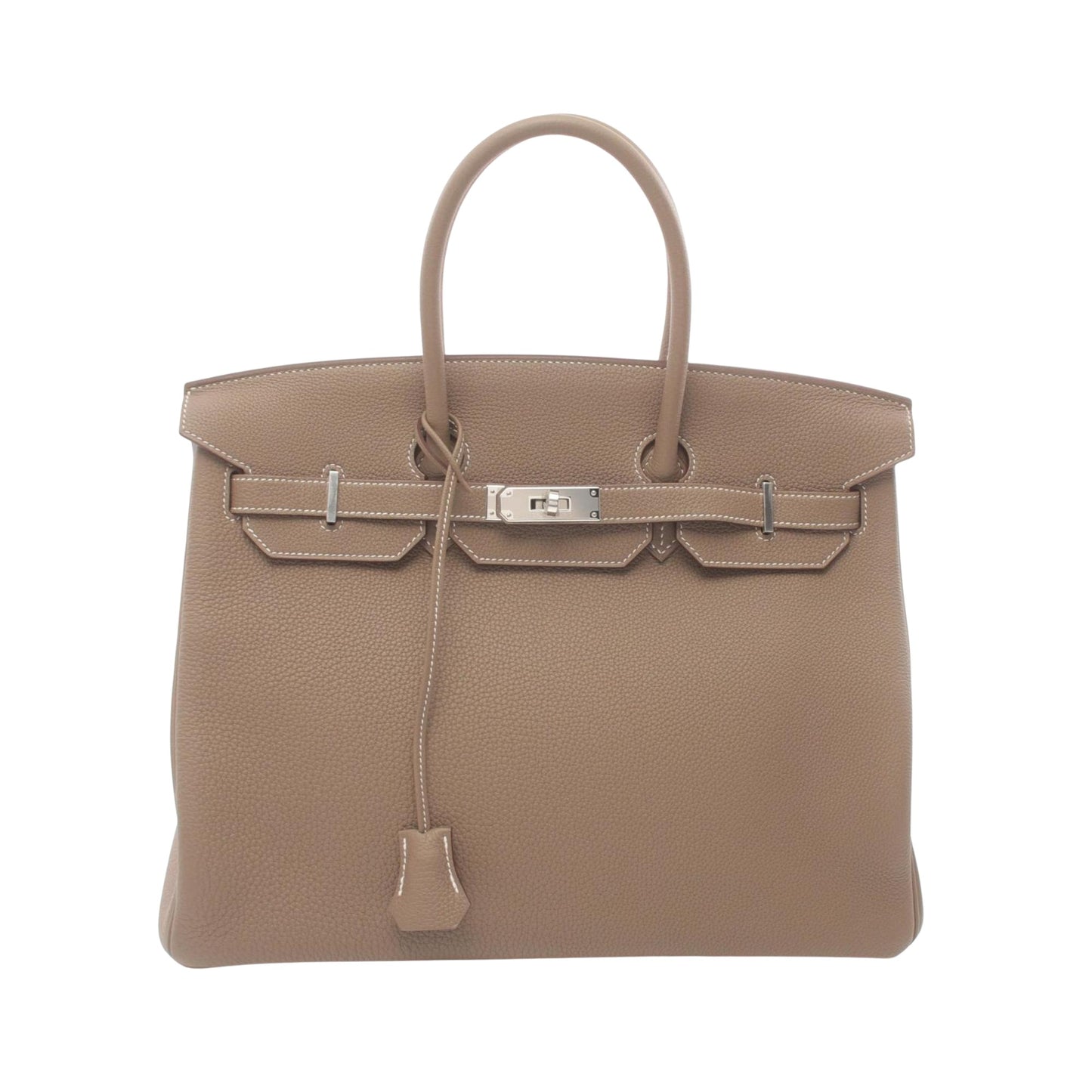 Hermès Birkin 35 Beige Leather Hand Bag