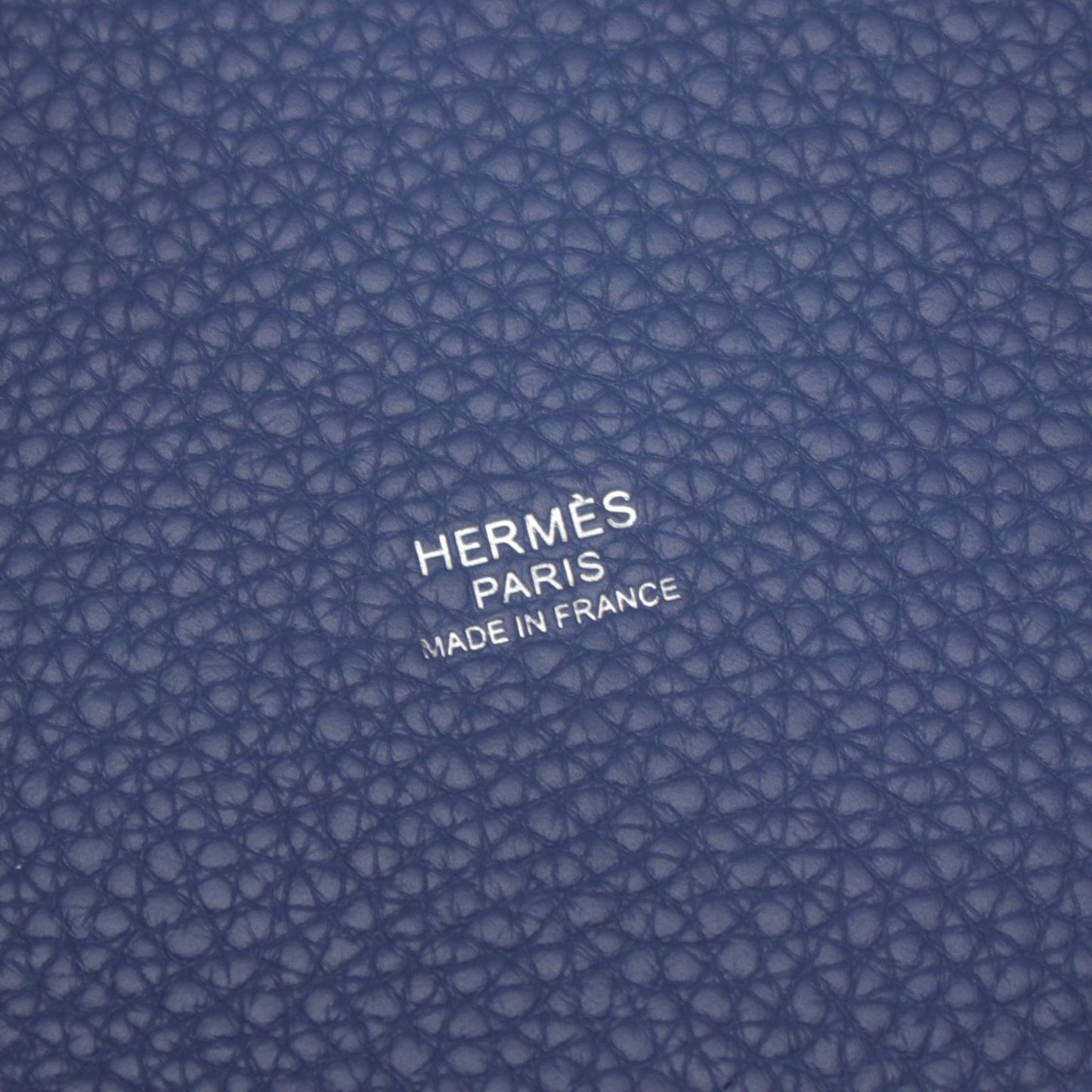 Hermès Picotin Blue Leather Hand Bag