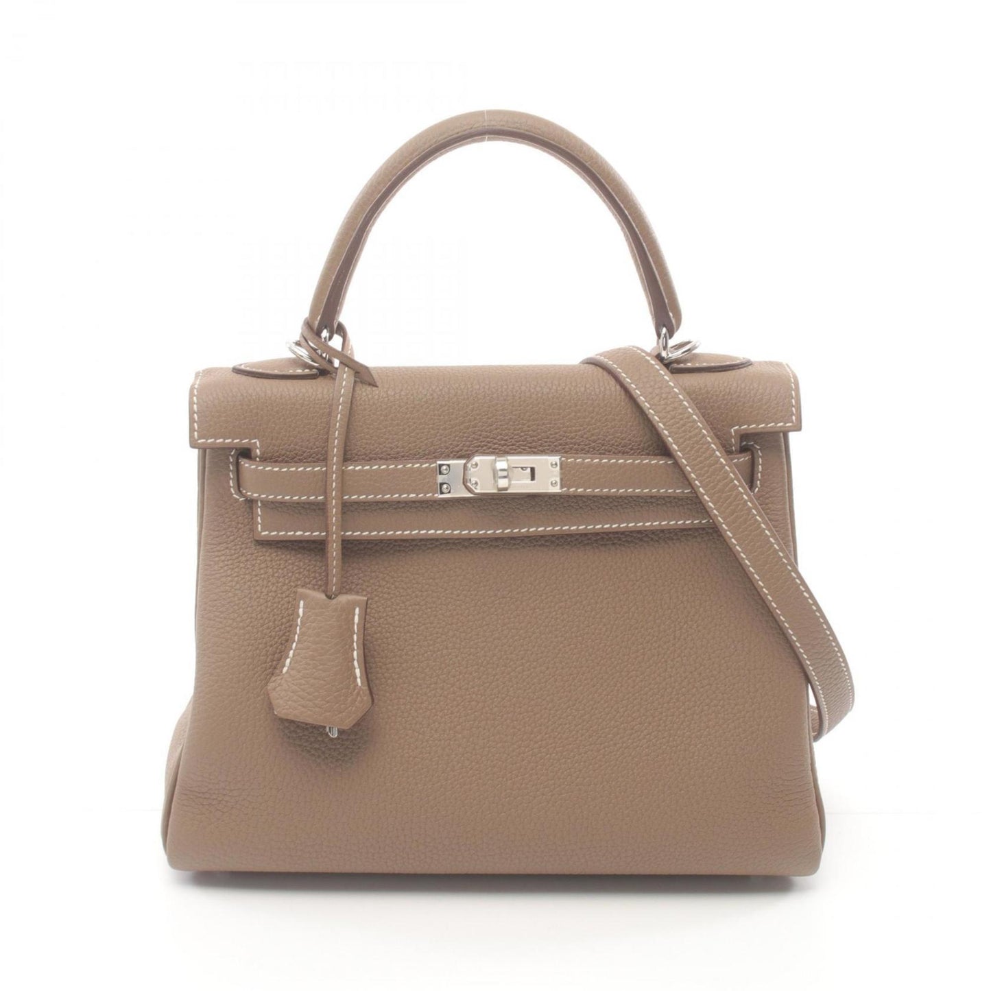 Hermès Kelly Brown Leather Hand Bag