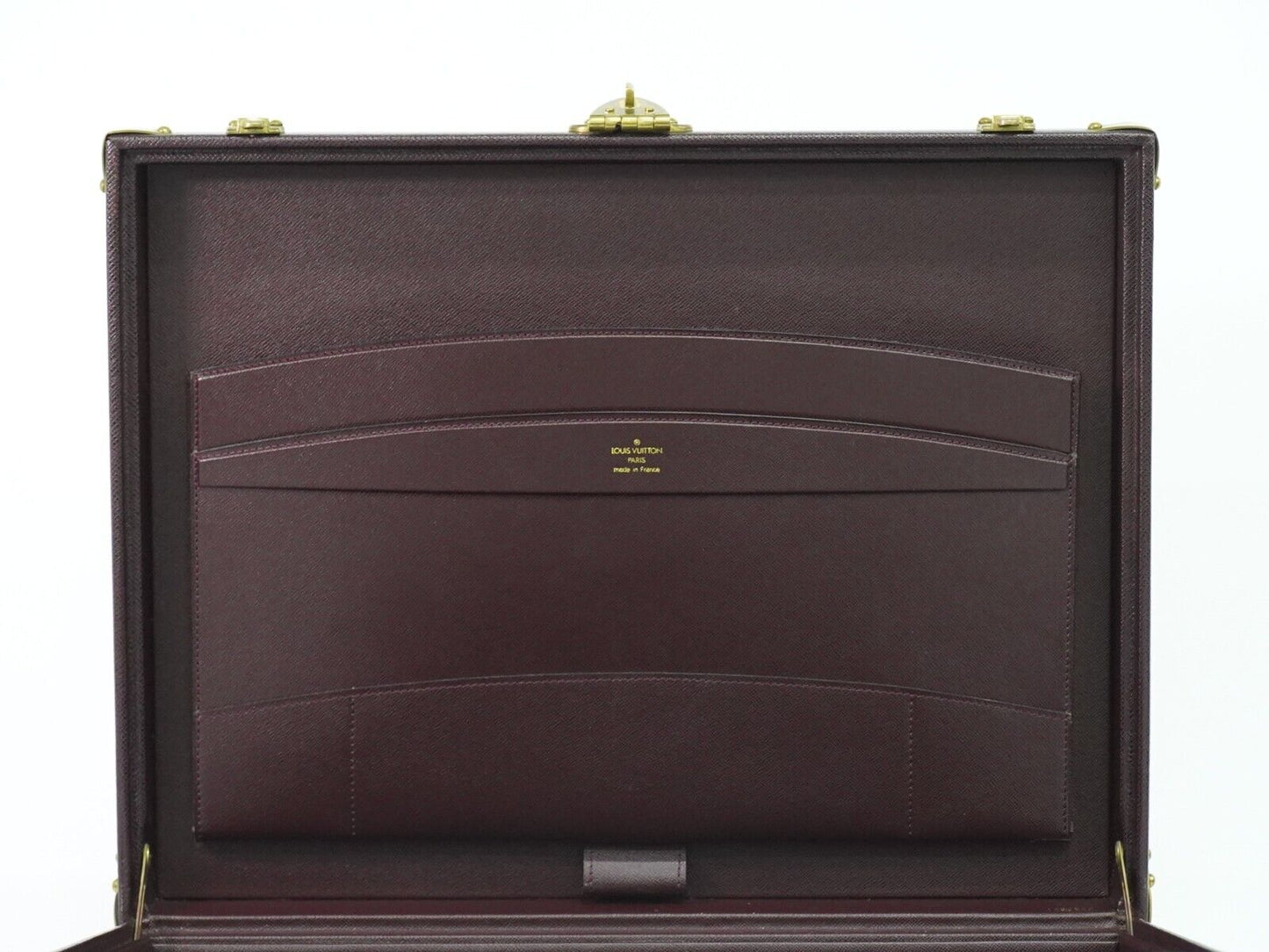 Louis Vuitton President Brown Leather Briefcase Bag