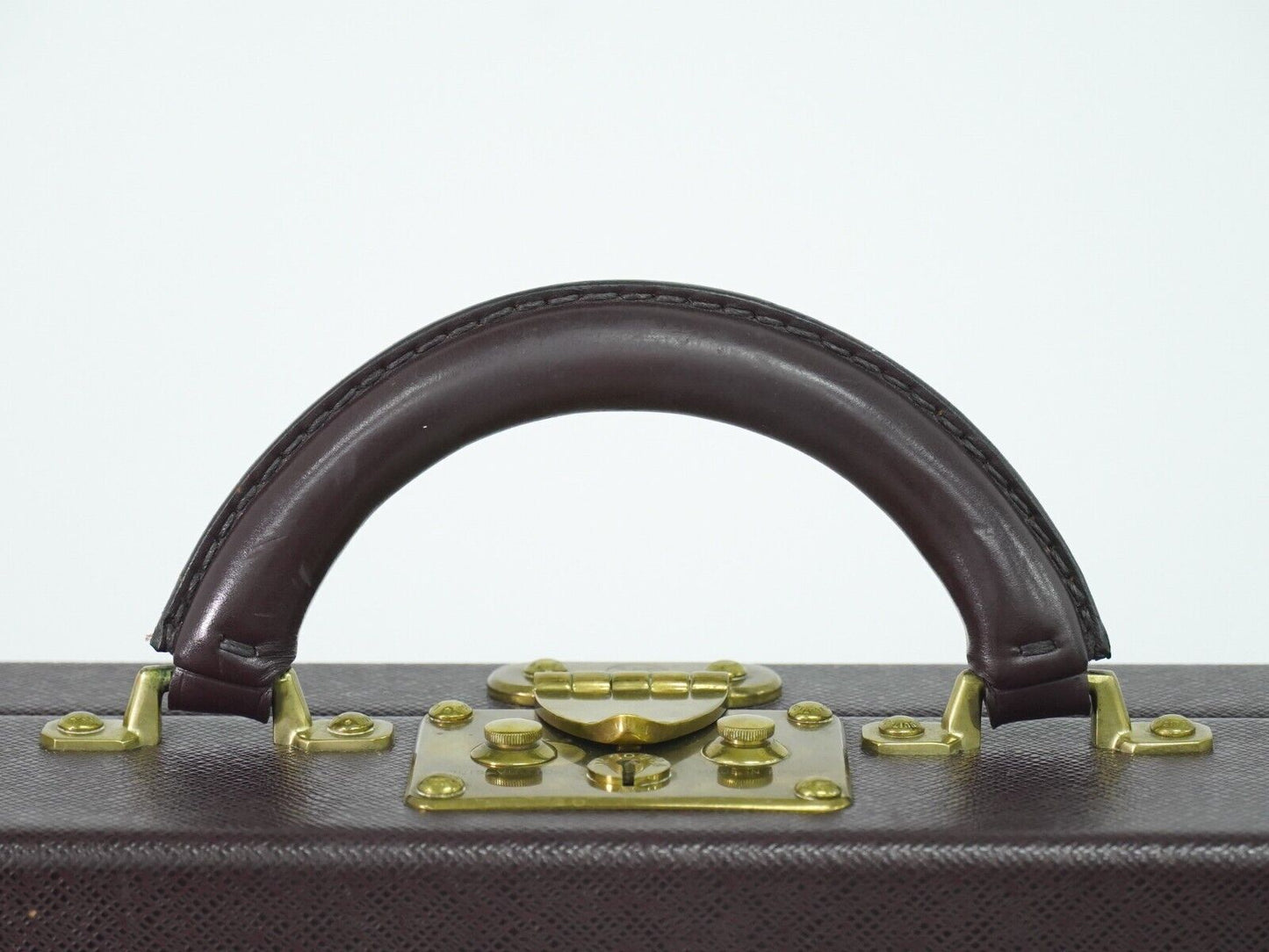 Louis Vuitton President Brown Leather Briefcase Bag