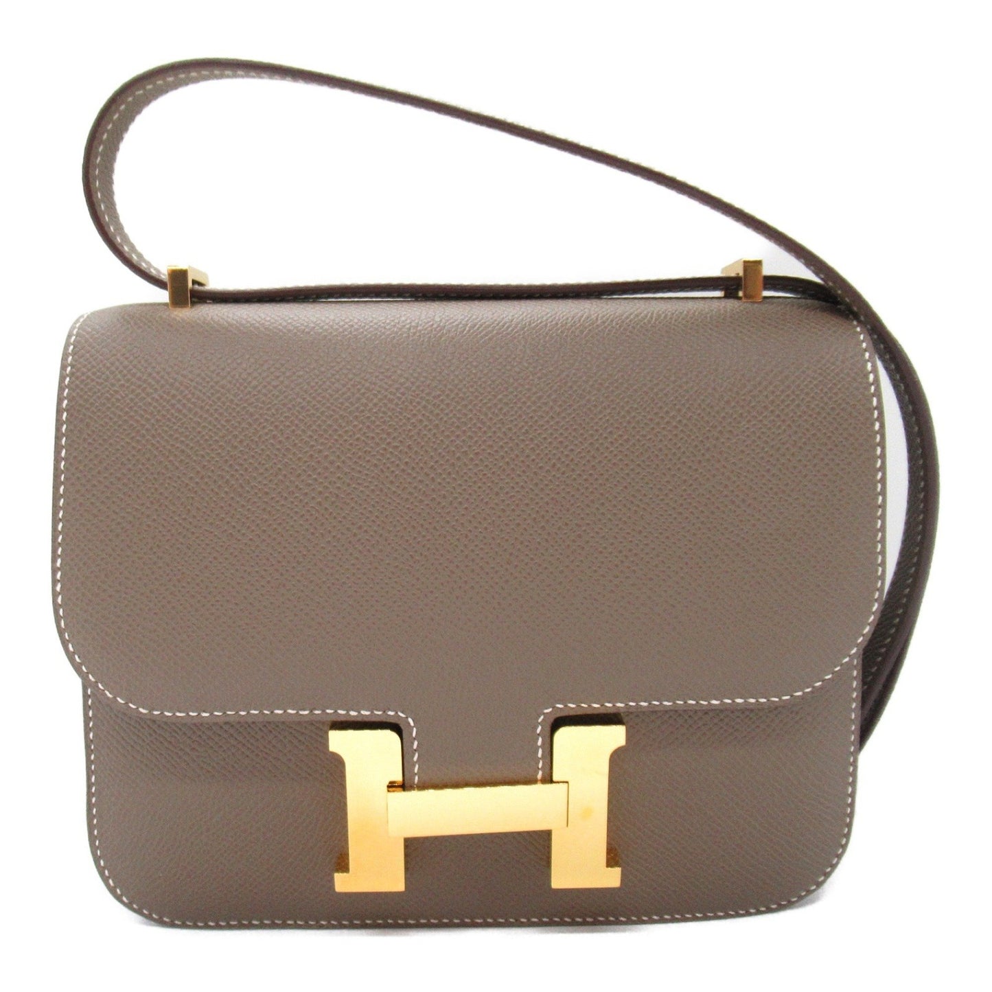 Hermès Constance Brown Leather Shoulder Bag