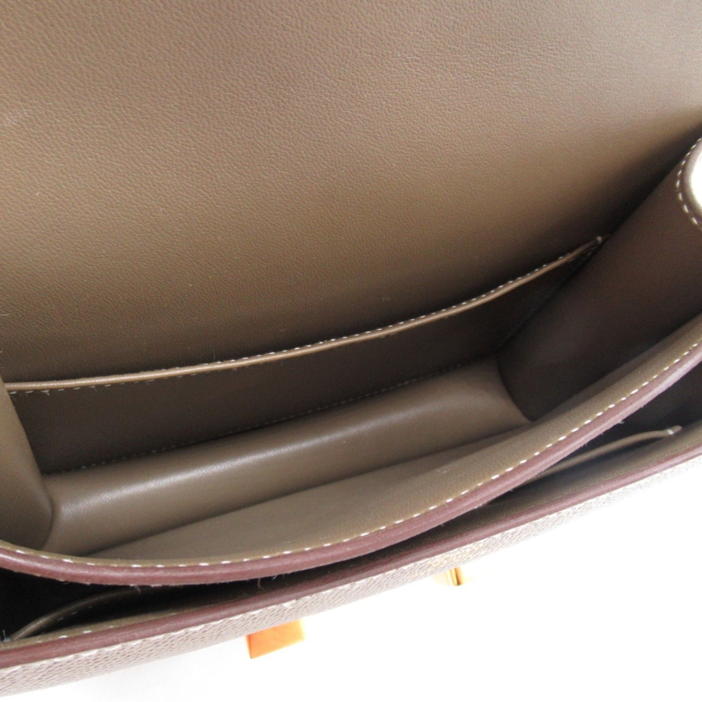 Hermès Constance Brown Leather Shoulder Bag