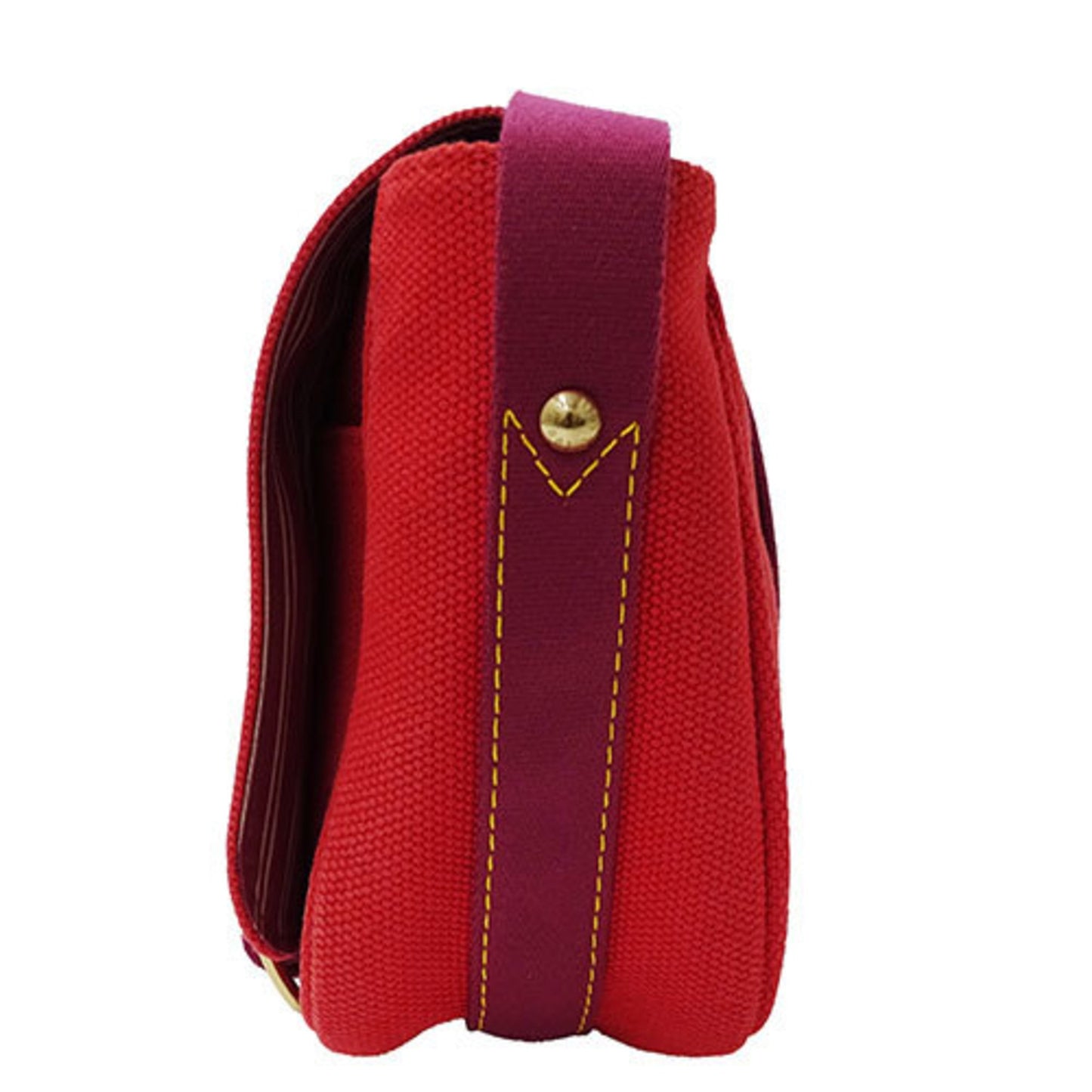 Louis Vuitton Antigua Red Canvas Shoulder Bag