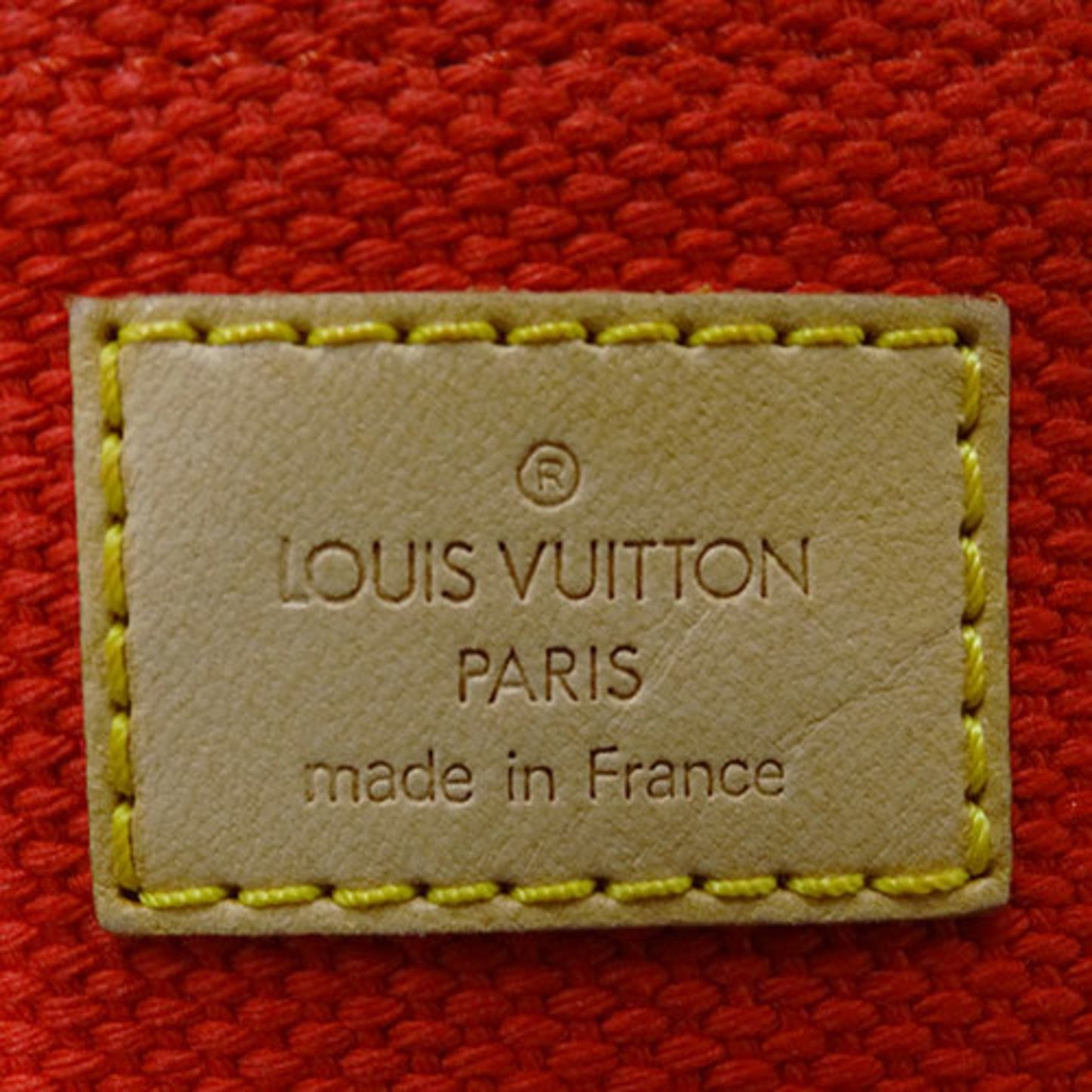 Louis Vuitton Antigua Red Canvas Shoulder Bag