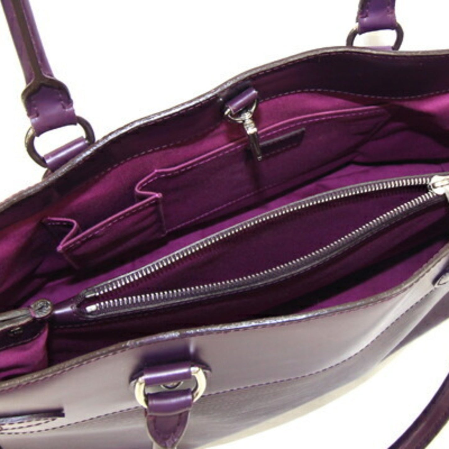 Louis Vuitton Passy Purple Leather Tote Bag