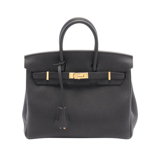 Hermès Birkin 25 Black Leather Hand Bag