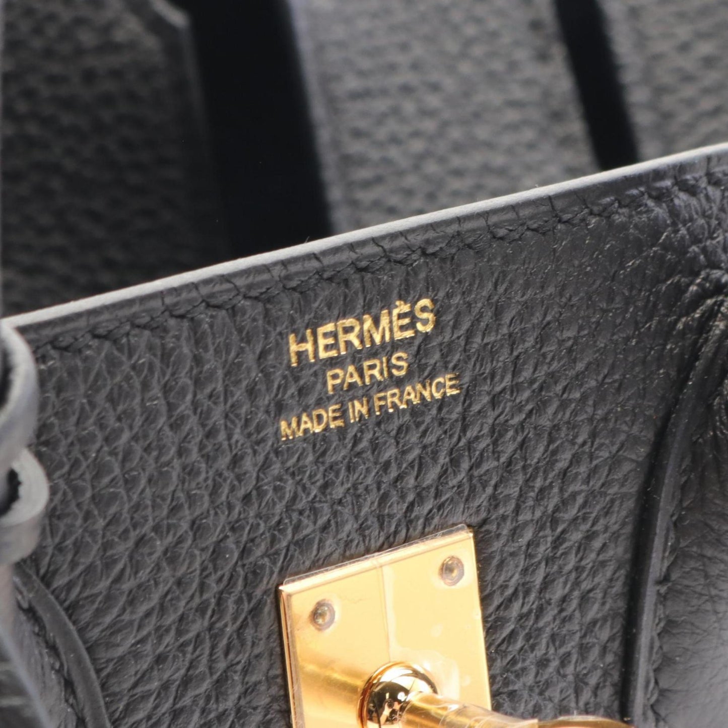 Hermès Birkin 25 Black Leather Hand Bag