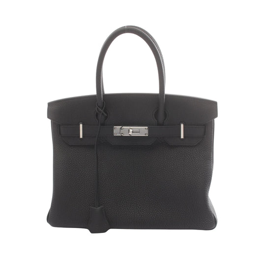 Hermès Birkin 30 Black Leather Hand Bag