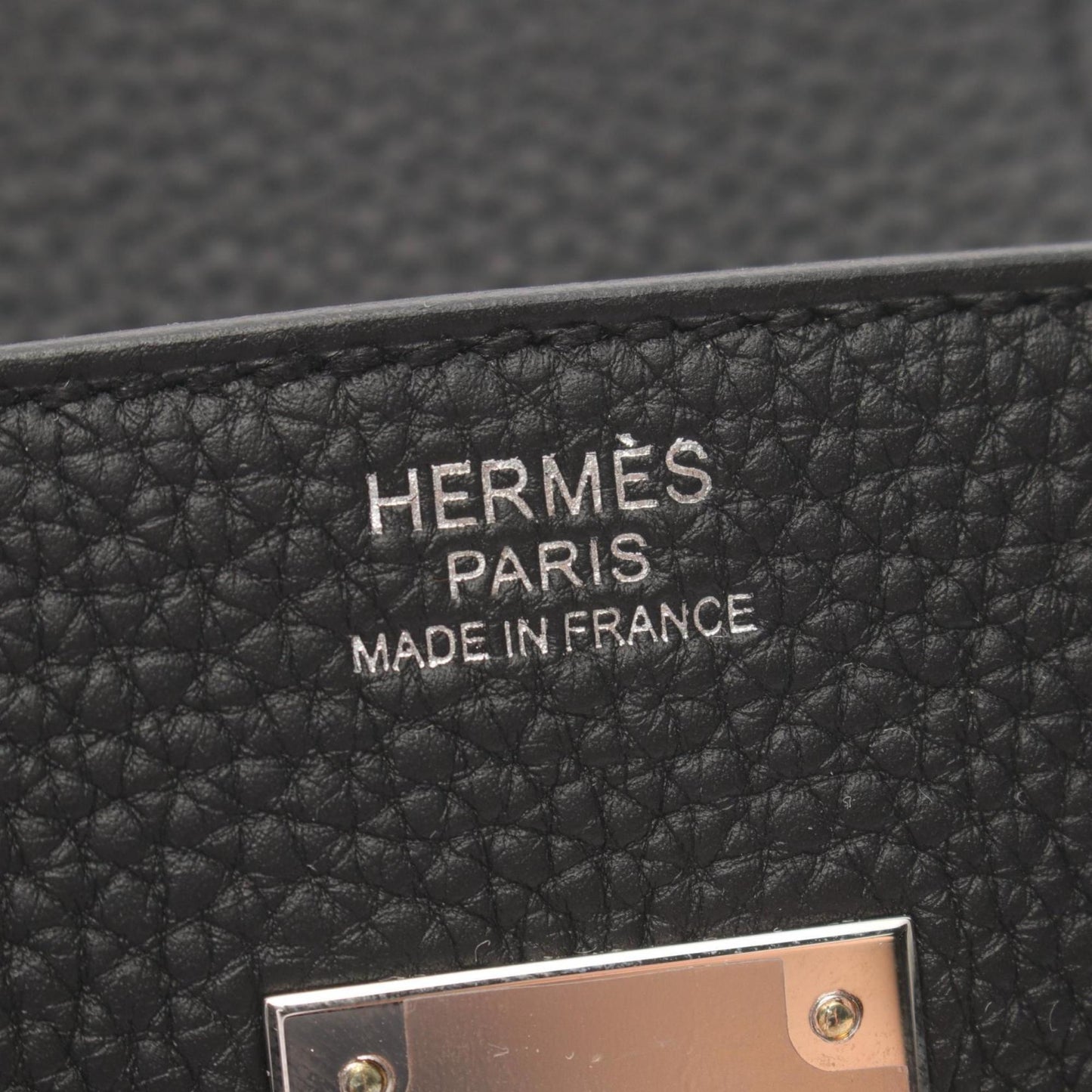 Hermès Birkin 30 Black Leather Hand Bag