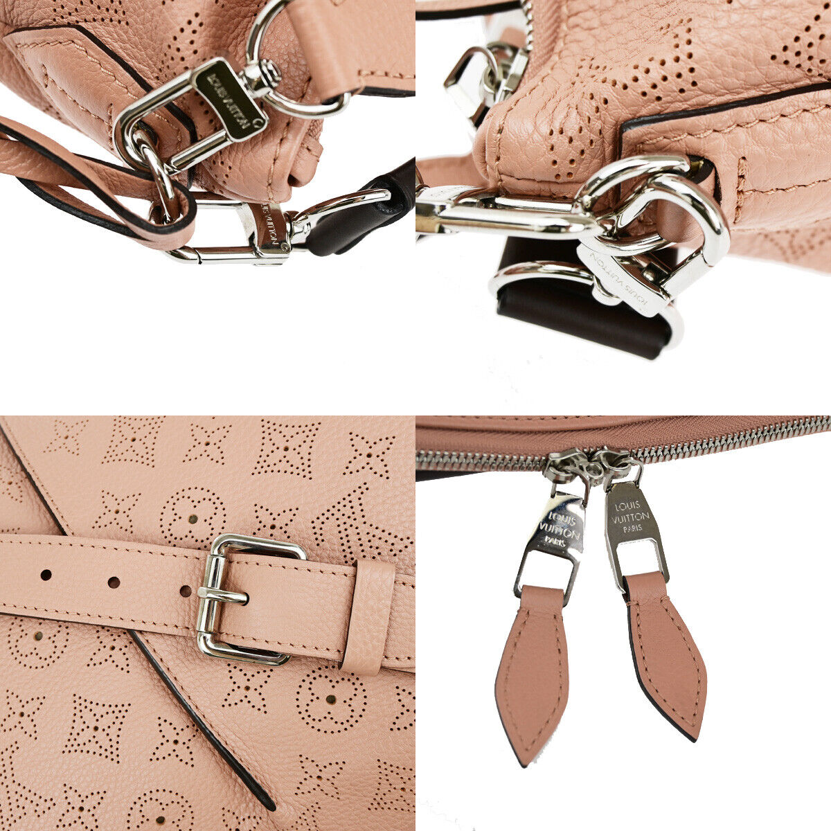 Louis Vuitton Selene Pink Leather Hand Bag