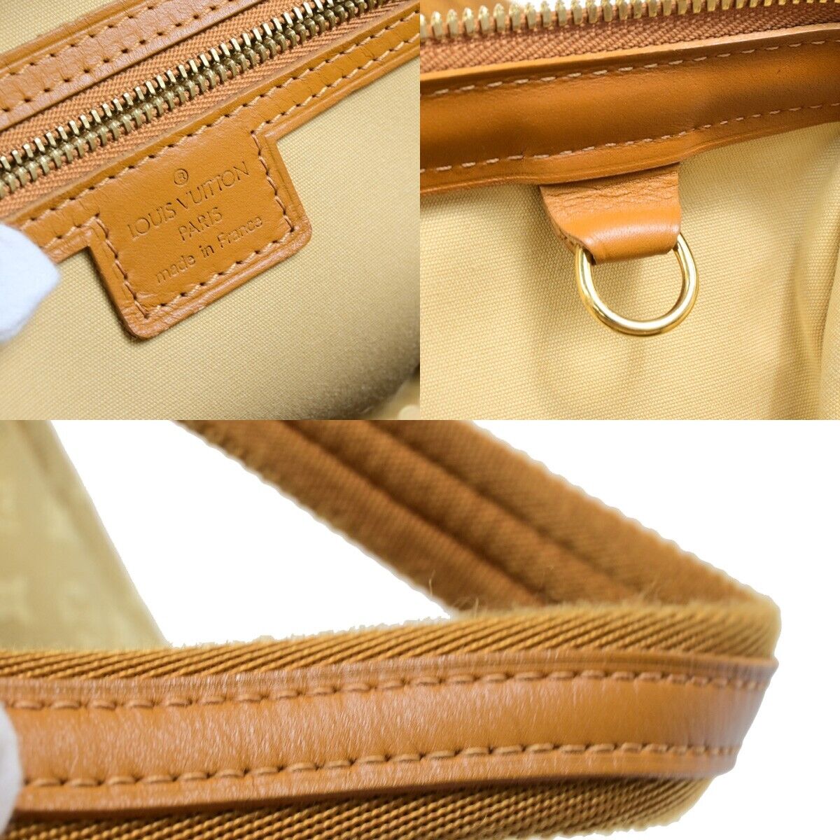 Louis Vuitton Joséphine Beige Canvas Hand Bag