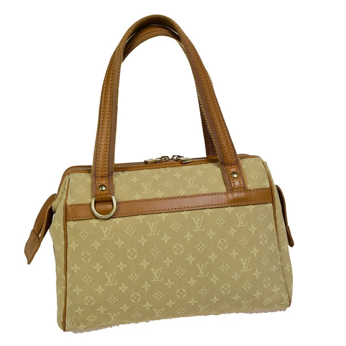 Louis Vuitton Joséphine Beige Canvas Hand Bag