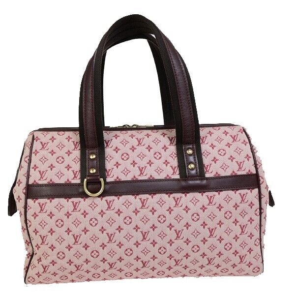 Louis Vuitton Joséphine Pink Canvas Hand Bag