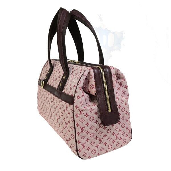 Louis Vuitton Joséphine Pink Canvas Hand Bag