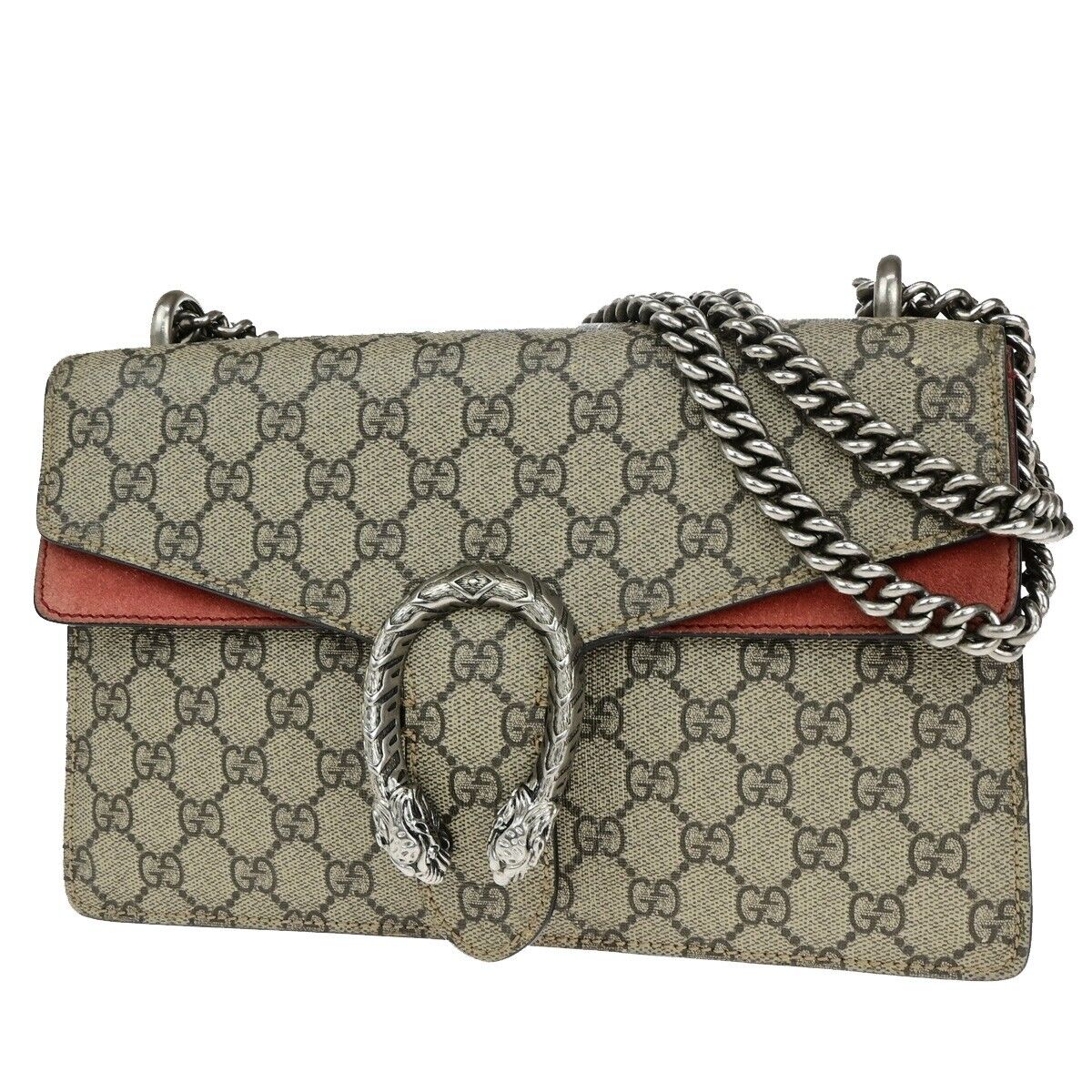 Gucci Dionysus Beige Canvas Shoulder Bag