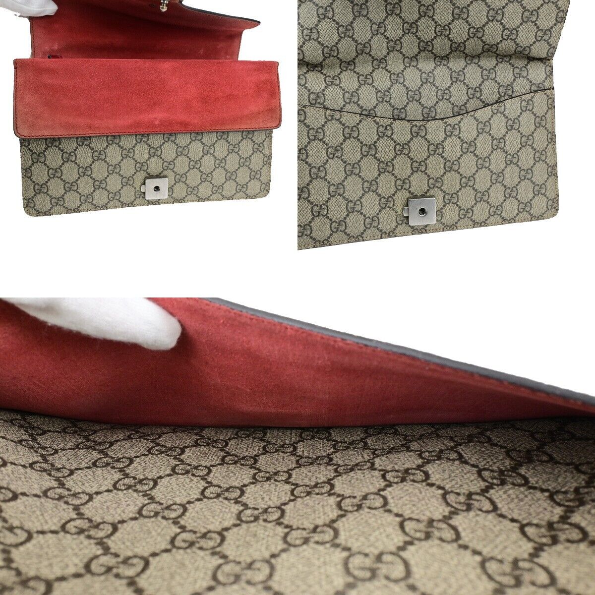 Gucci Dionysus Beige Canvas Shoulder Bag