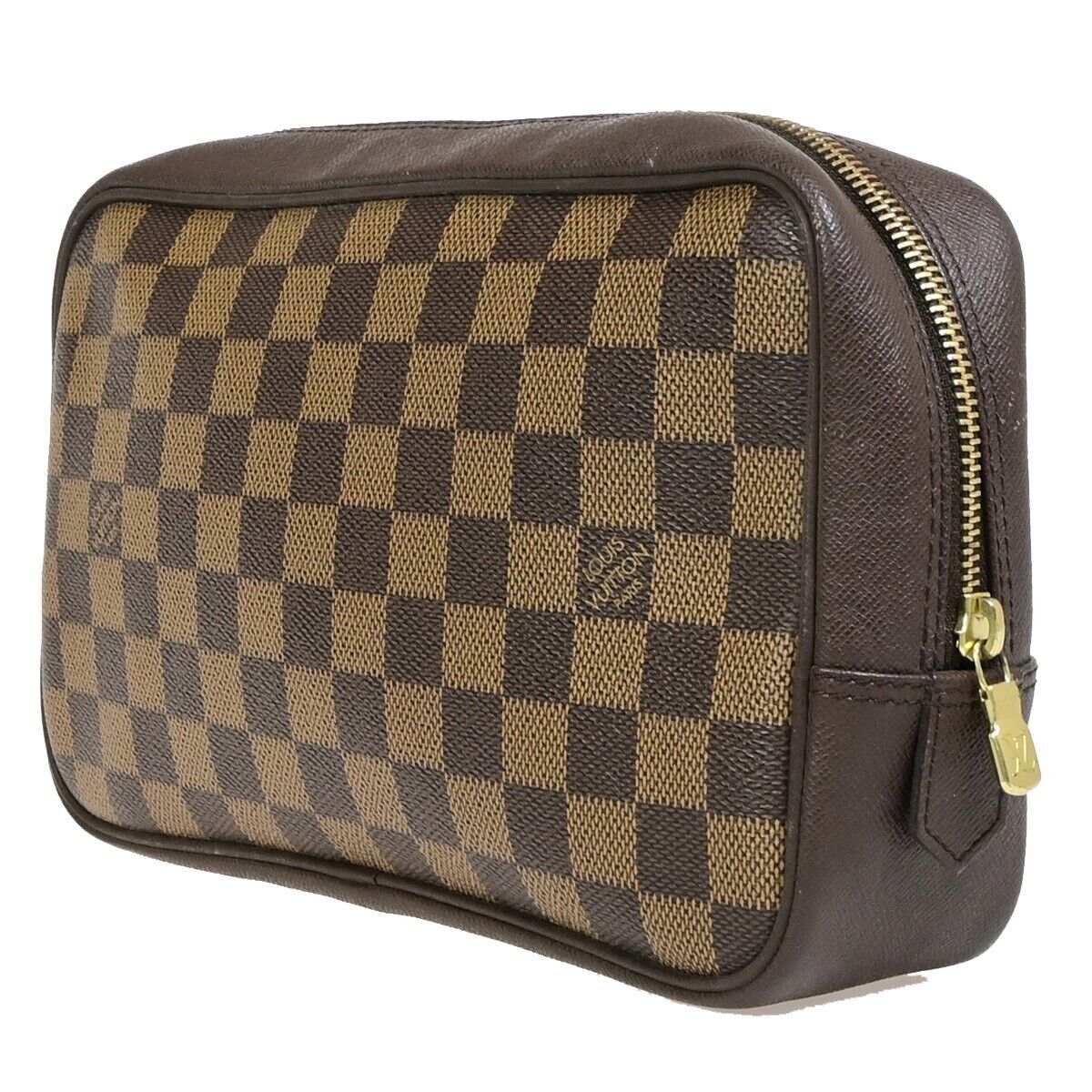 Louis Vuitton Trousse de Toilette Brown Canvas Clutch Bag