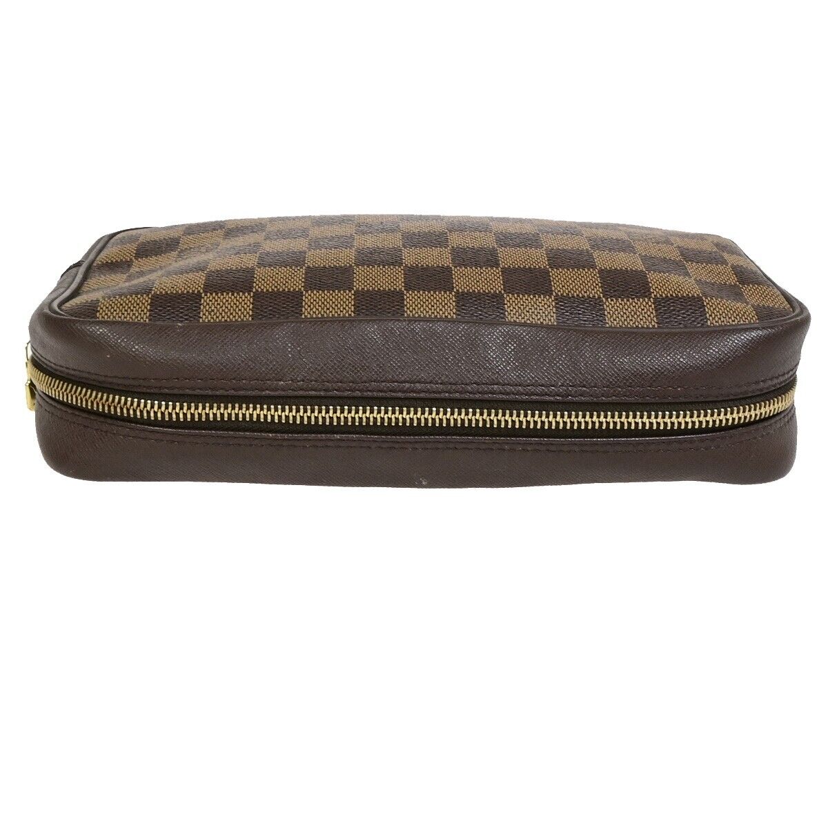 Louis Vuitton Trousse de Toilette Brown Canvas Clutch Bag