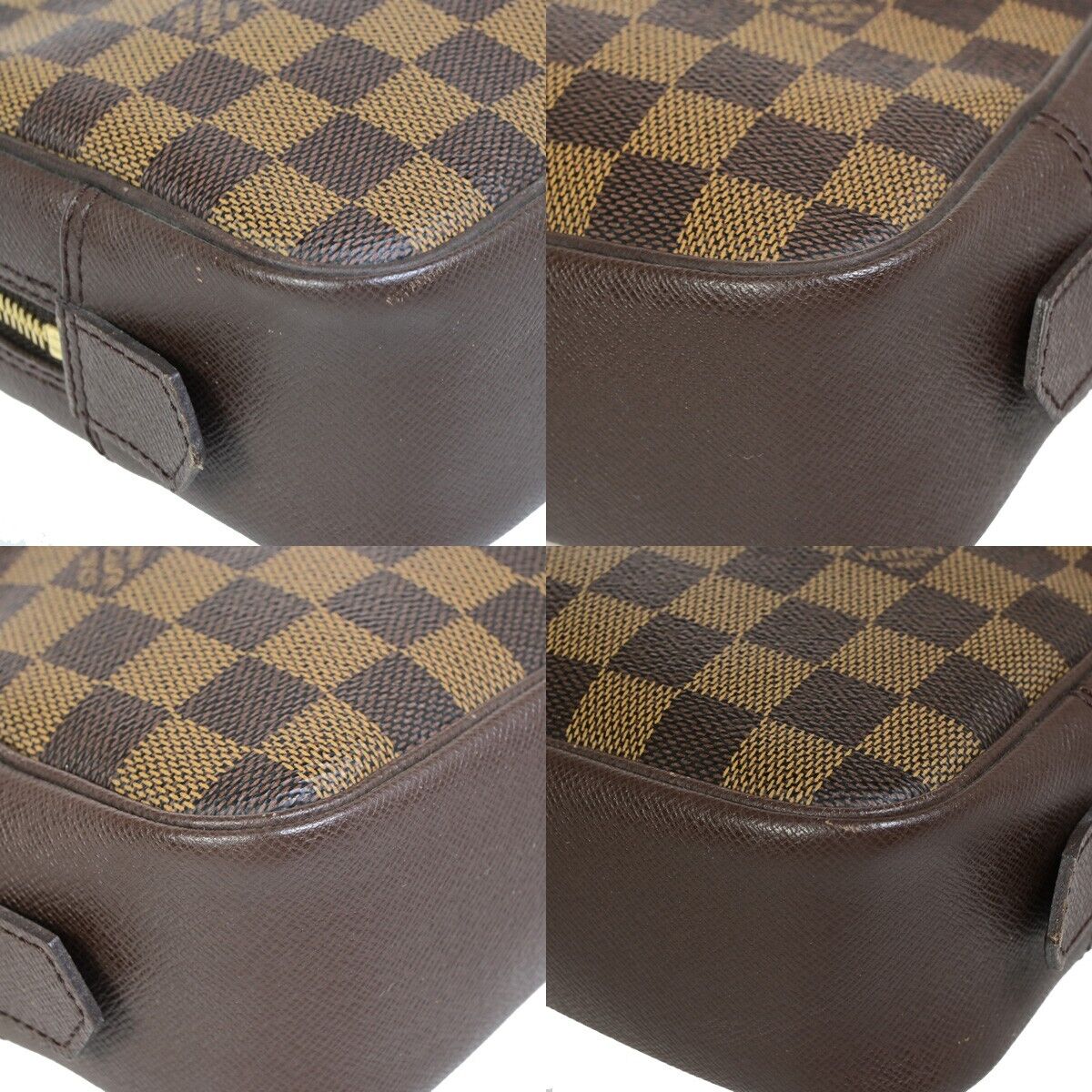 Louis Vuitton Trousse de Toilette Brown Canvas Clutch Bag