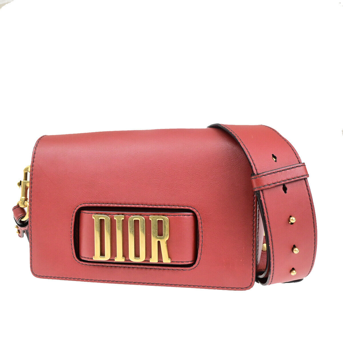 Dior Dio(r)evolution Red Leather Shoulder Bag