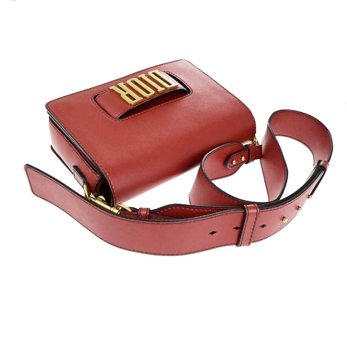 Dior Dio(r)evolution Red Leather Shoulder Bag