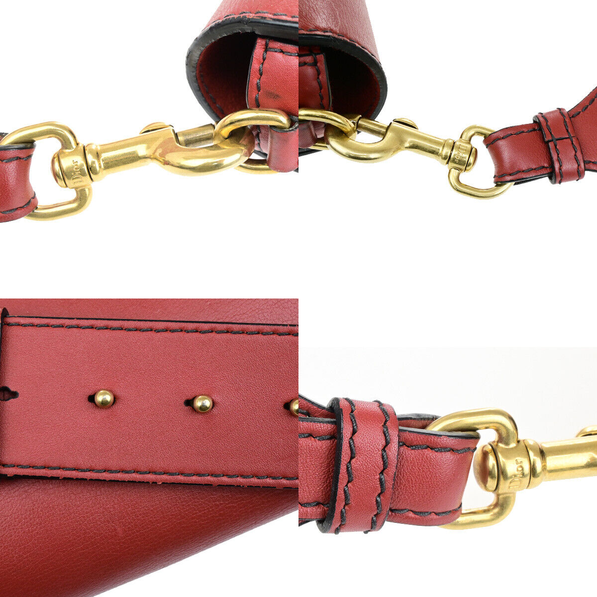 Dior Dio(r)evolution Red Leather Shoulder Bag