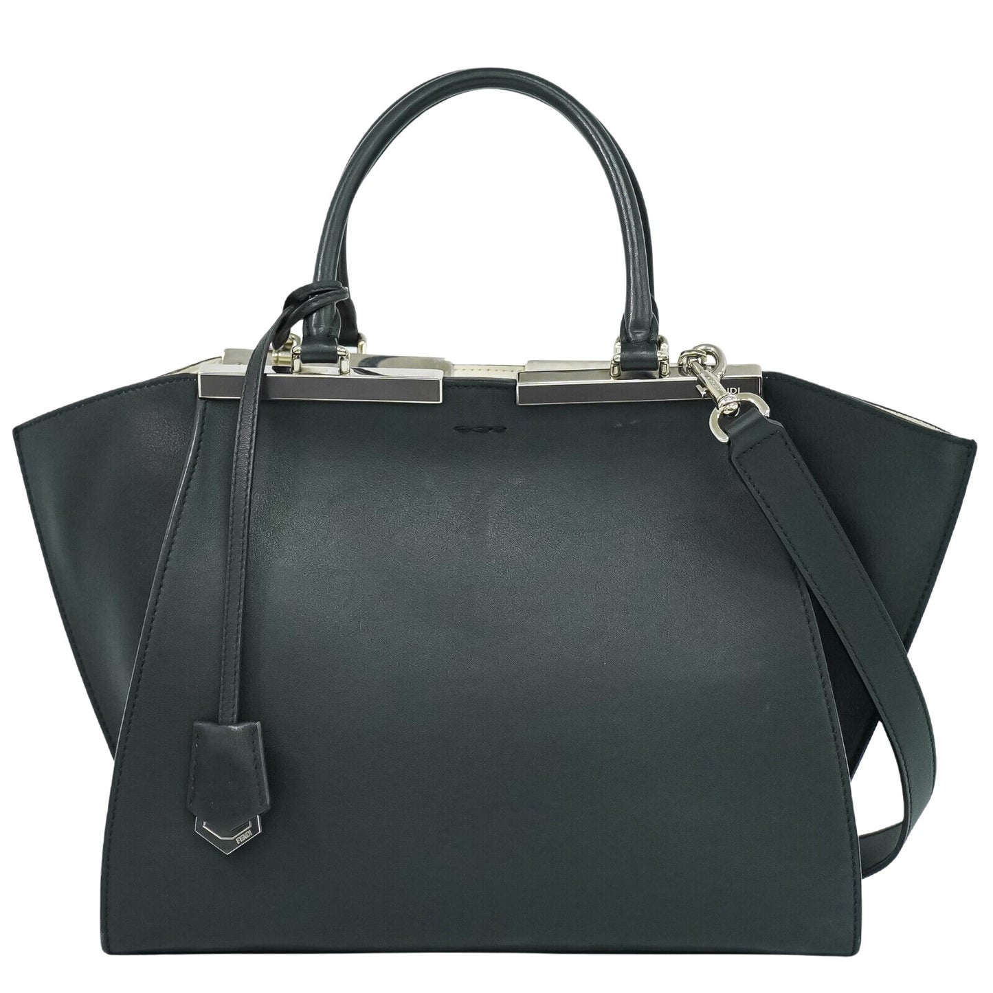 Fendi 3Jours Black Leather Hand Bag