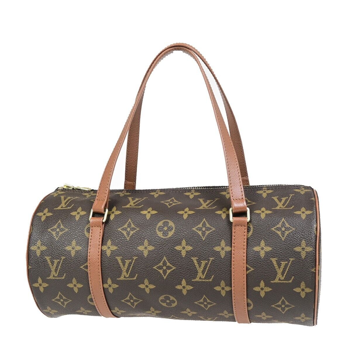 Louis Vuitton Papillon 30 Brown Canvas Shoulder Bag