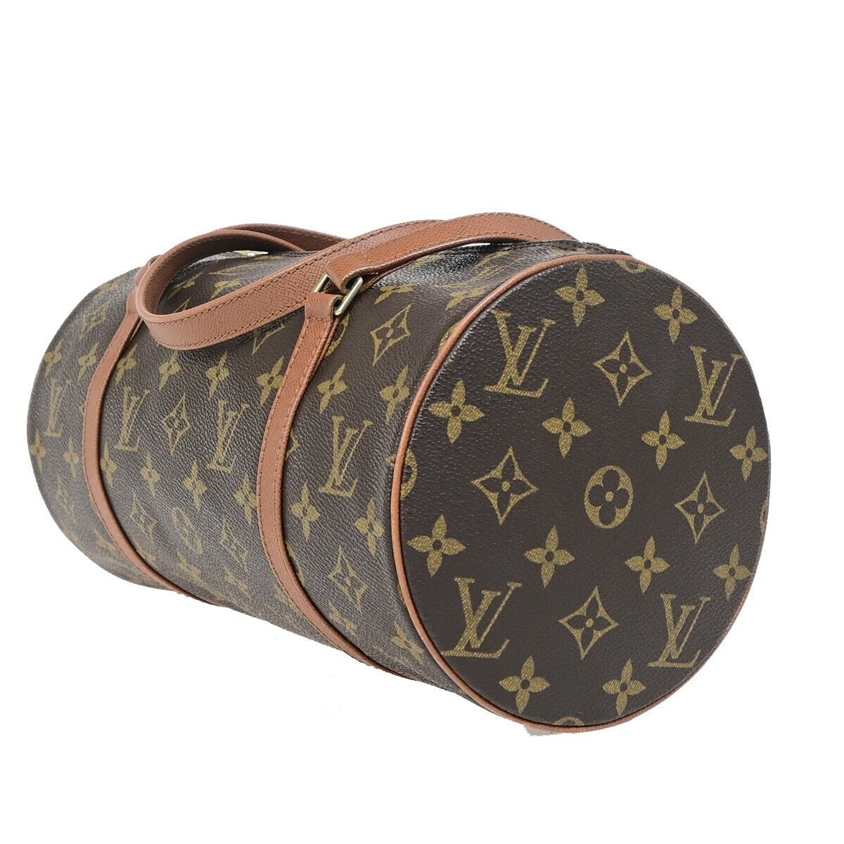 Louis Vuitton Papillon 30 Brown Canvas Shoulder Bag