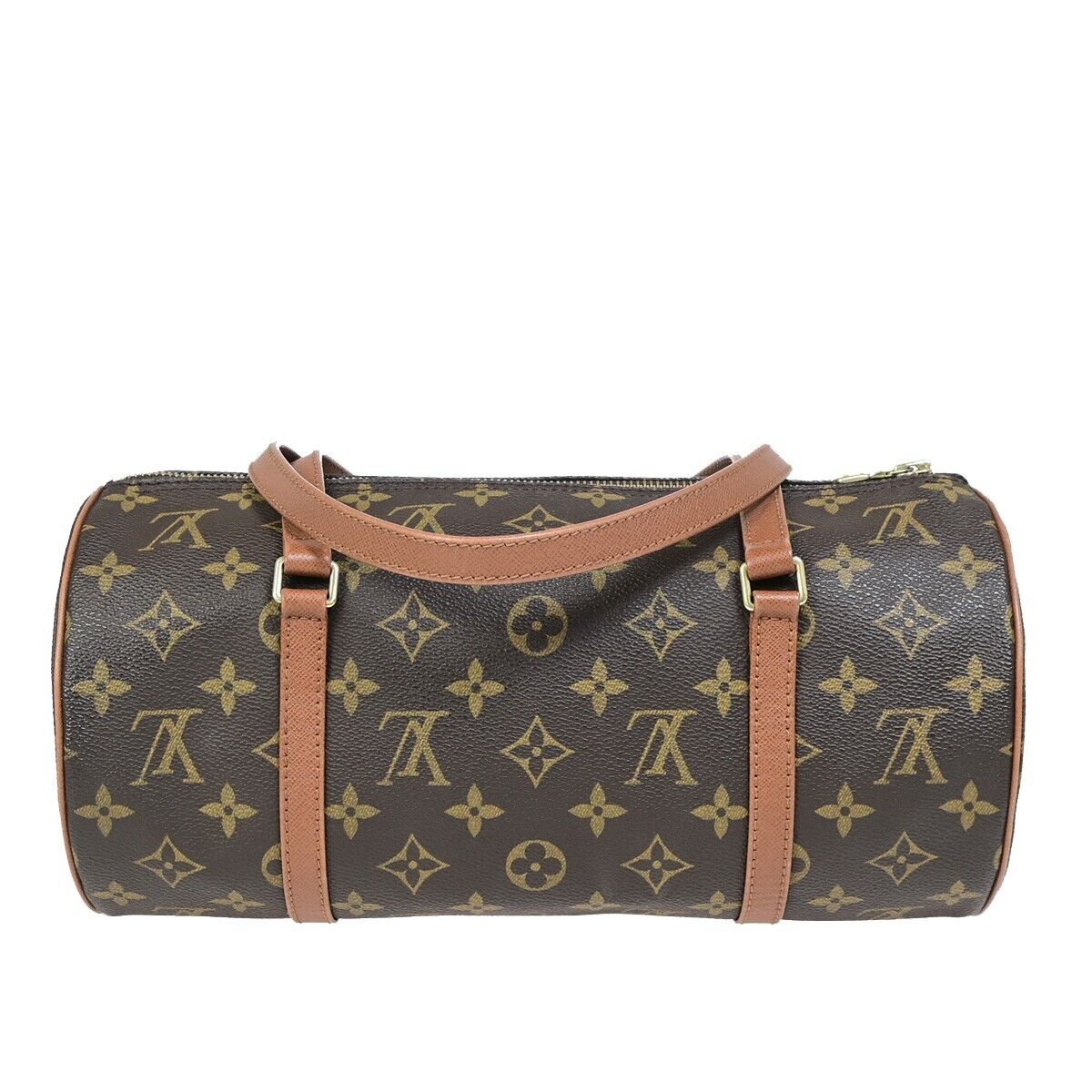 Louis Vuitton Papillon 30 Brown Canvas Shoulder Bag