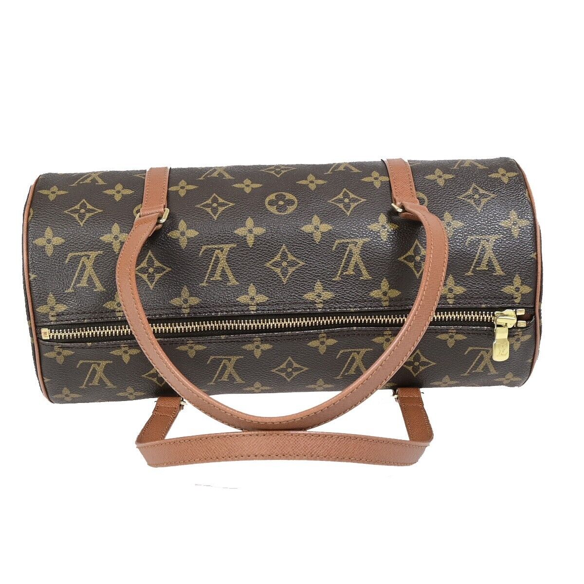 Louis Vuitton Papillon 30 Brown Canvas Shoulder Bag