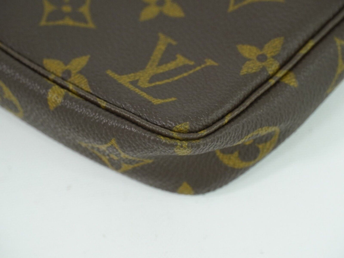 Louis Vuitton Pochette Accessoire Brown Canvas Hand Bag