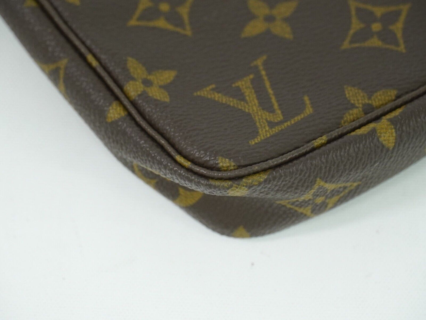 Louis Vuitton Pochette Accessoire Brown Canvas Hand Bag