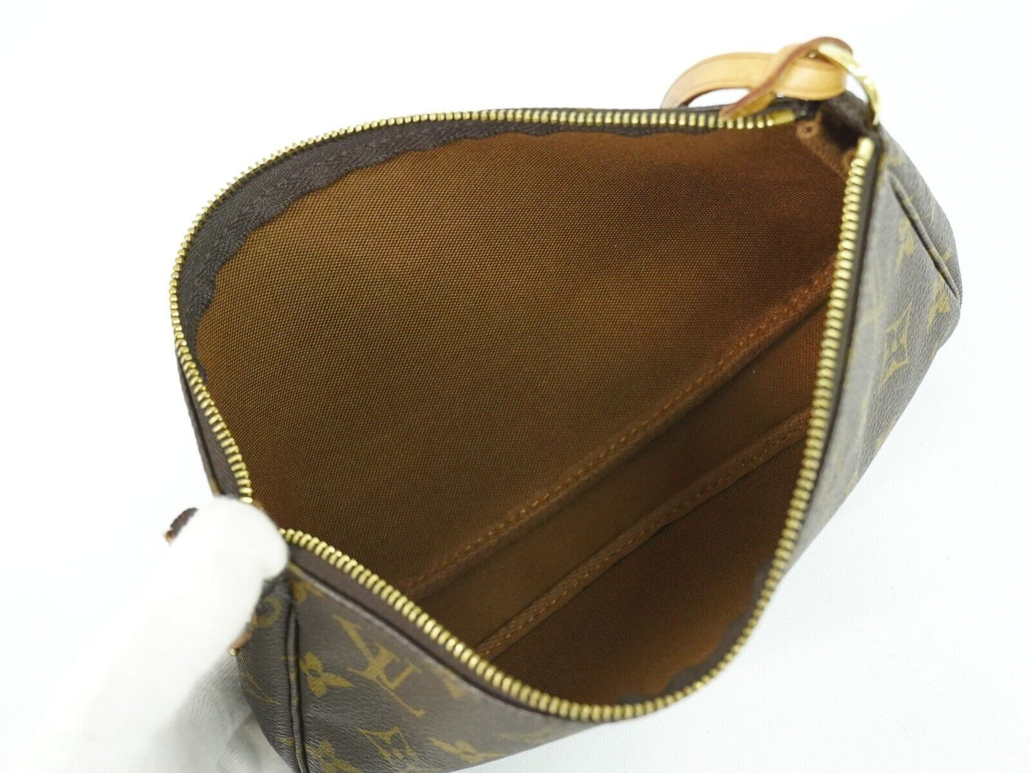 Louis Vuitton Pochette Accessoire Brown Canvas Hand Bag