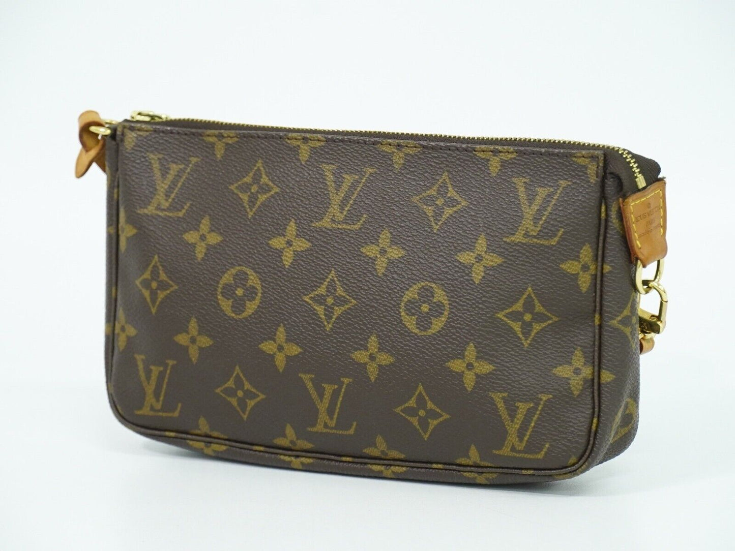 Louis Vuitton Pochette Accessoire Brown Canvas Hand Bag