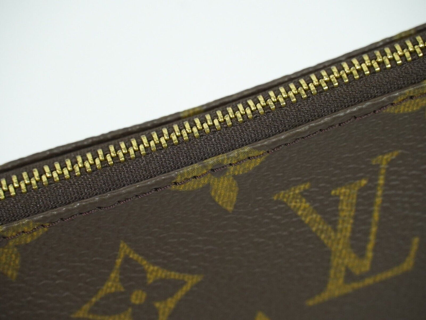 Louis Vuitton Pochette Accessoire Brown Canvas Hand Bag