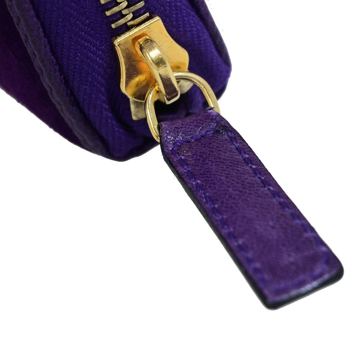 Fendi Zucca Purple Suede Wallet Accessories