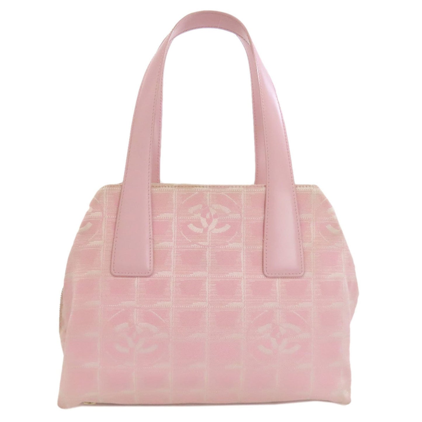 Chanel Travel line Pink Canvas Tote Bag