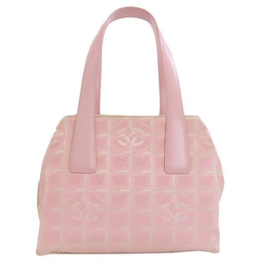 Chanel Travel line Pink Canvas Tote Bag